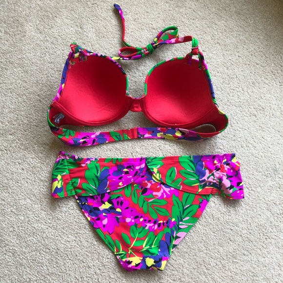 Aerie Floral Bikini Matching Set - Picture 2 of 9